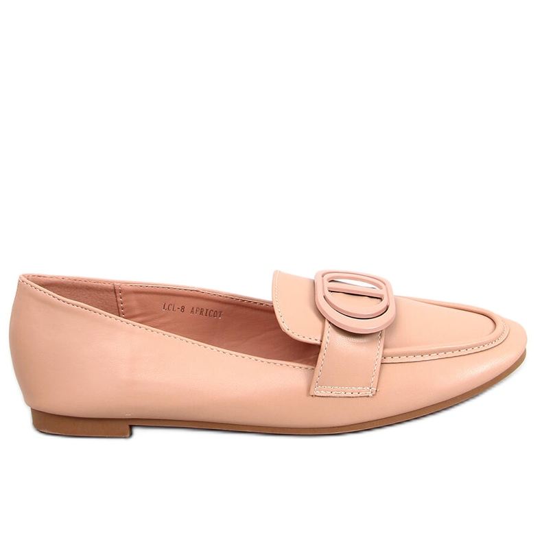 Mocassini Meredith Apricot da donna con fibbia beige