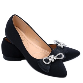 BM Maura Ballerine nere con fiocco nero