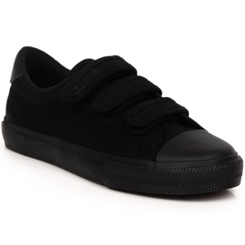 Sneakers nere da uomo con velcro Big Star LL174631 nero
