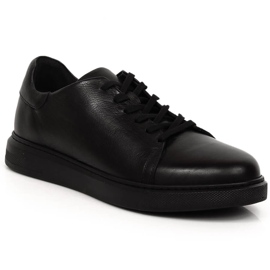 Scarpe sportive da uomo in pelle nera T.Sokolski W22-472 nero
