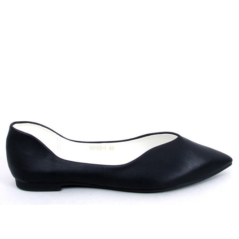 BM Ballerine ritagliate Ayanna Black nero
