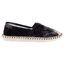 Espadrillas Shelovet da donna nere nero