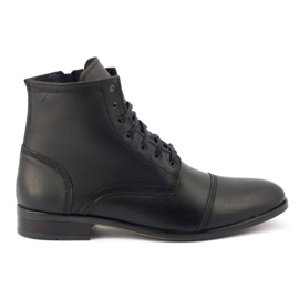 Olivier Stivaletti Chelsea in pelle da uomo 287D w black nero