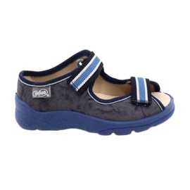 Scarpe per bambini Befado 869X159 blu navy blu grigio