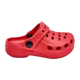 Pantofole in schiuma per bambini Lucas rosse rosso