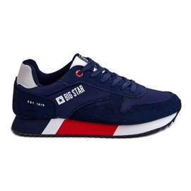Memory Foam System Big Star Scarpe sportive da uomo LL174159 Blu navy