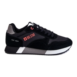 Scarpe sportive da uomo con sistema Memory Foam Big Star LL174158 nere nero