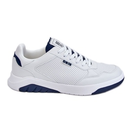 Scarpe sportive da uomo Memory Foam Big Star JJ174318 bianche bianco