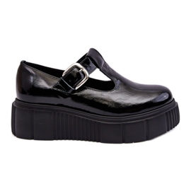 Lemar Scarpe laccate alla moda su una massiccia piattaforma, Colson nero