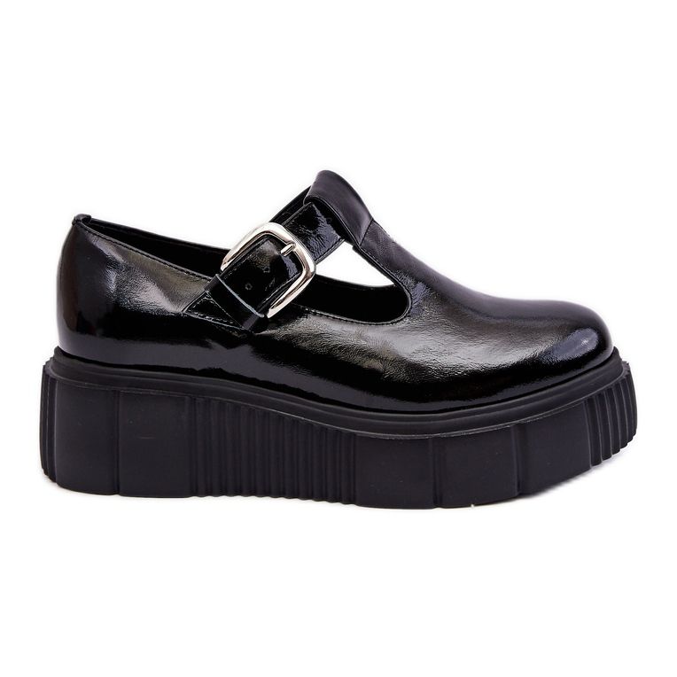 Lemar Scarpe laccate alla moda su una massiccia piattaforma, Colson nero