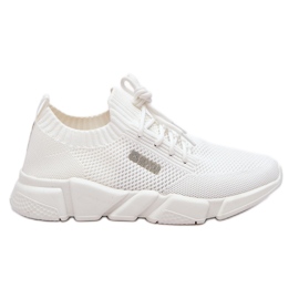 Sneakers Leggere Da Donna Memory Foam System Big Star JJ274268 Bianche bianca