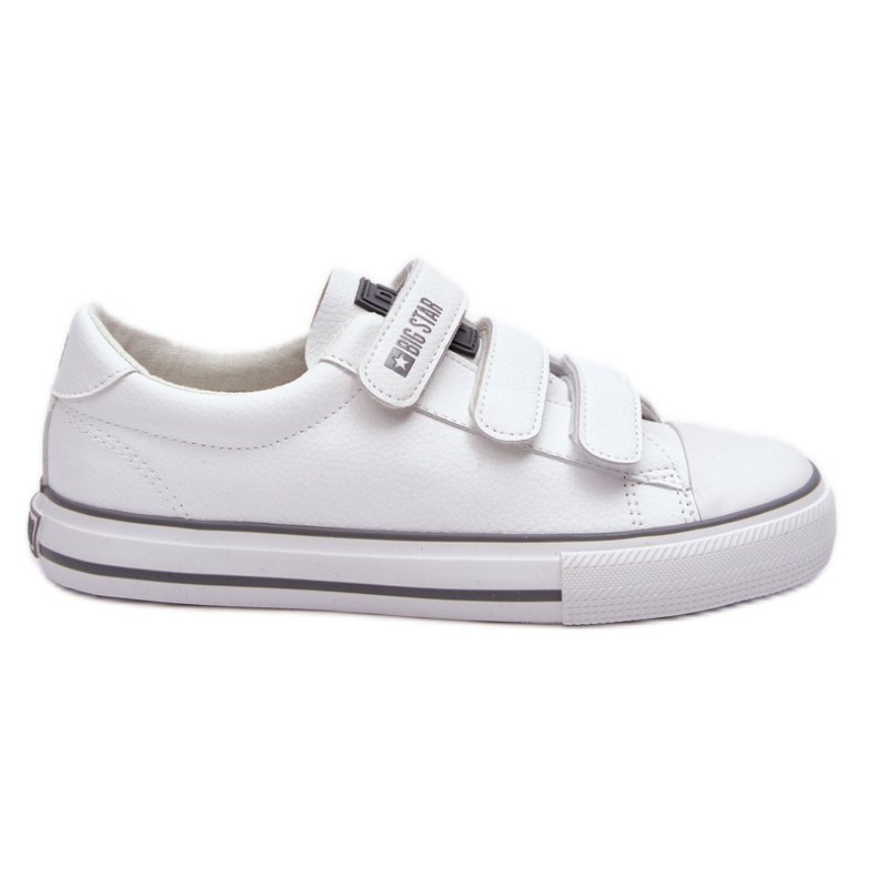 Scarpe da ginnastica classiche con velcro Big Star LL274A205 Bianche bianca