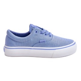 Sneakers con piattaforma in tessuto Big Star LL274145 Blu