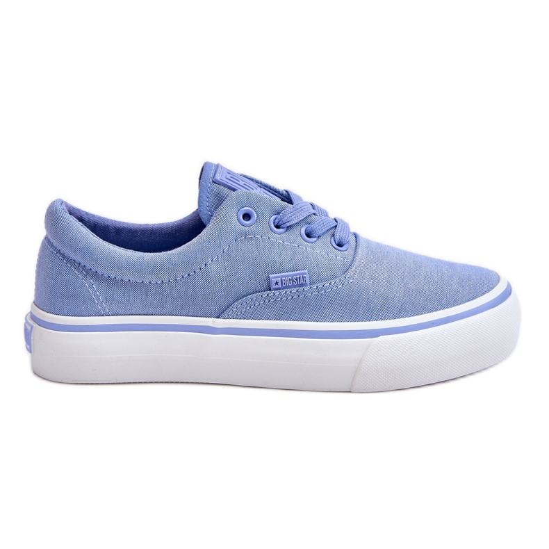 Sneakers con piattaforma in tessuto Big Star LL274145 Blu