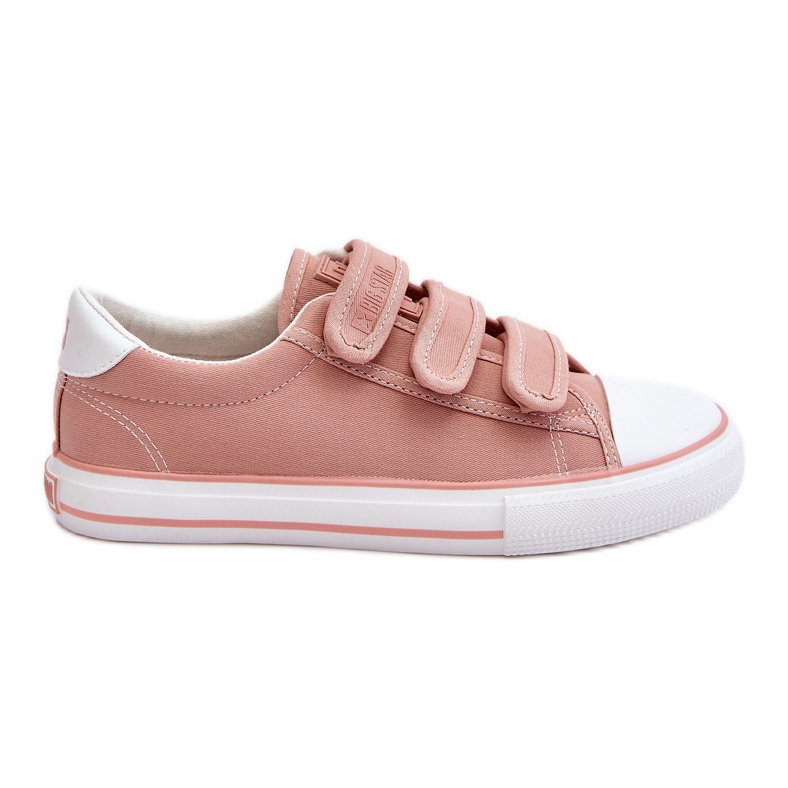 Sneakers Classiche in Tessuto con Velcro Big Star LL274A200 Rosa