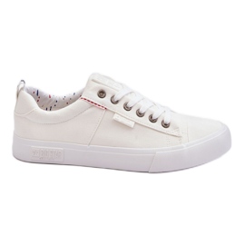 Sneakers basse da uomo in tessuto Big Star KK174001 Bianche bianca