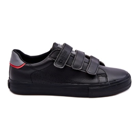 Sneakers Velcro Uomo Big Star LL174633 Nere nero