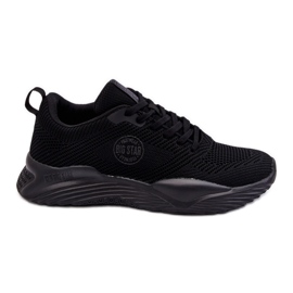 Sneakers da uomo Memory Foam Big Star LL174248 Nere nero