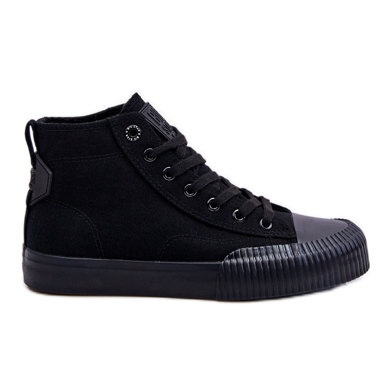Sneakers alte da donna in tessuto Big Star LL274444 nere nero