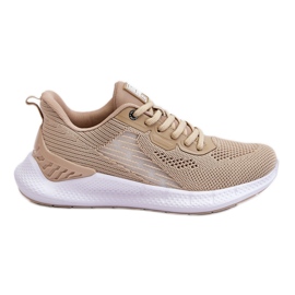 Scarpe Sportive Leggere Da Donna Sistema Memory Foam Big Star LL274294 Beige