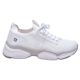 Scarpe Sportive Slip-on da Donna Sistema Memory Foam Big Star LL274A142 Bianche bianco