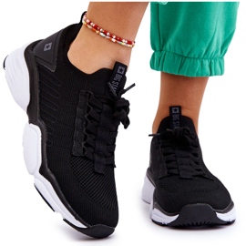 Scarpe Sportive Slip-on da Donna Sistema Memory Foam Big Star LL274A146 Nere nero
