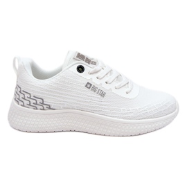 Scarpe sportive da donna in rete Memory Foam System Big Star LL274664 bianche bianco