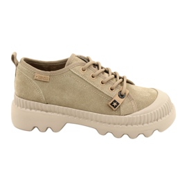 Scarpe sportive in pelle scamosciata Big Star KK274511 Beige