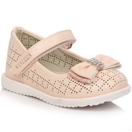 Ballerine con velcro rosa Vinceza 36122