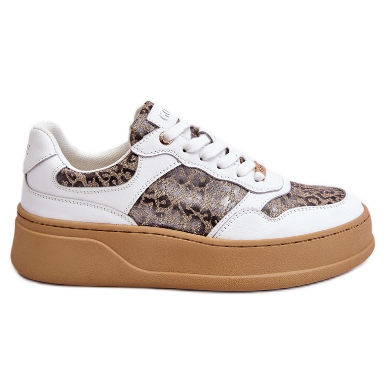 Scarpe Sportive Comode da Donna GOE LL2N4052 Bianche-Beige bianca