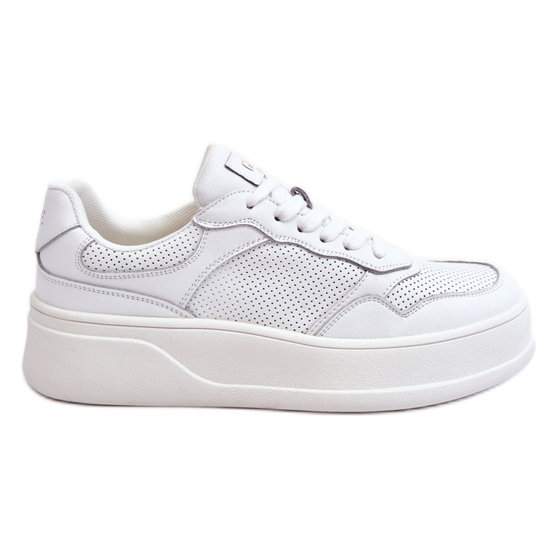 Scarpe Sportive Comode da Donna GOE LL2N4054 Bianche-Beige bianca