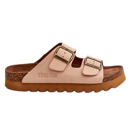 Pantofole Big Star da donna classiche LL274478 Beige