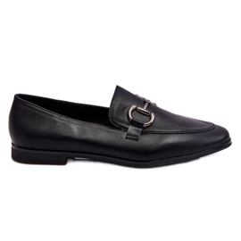 PG1 Mocassini da donna classici con abbellimento Jamie nero