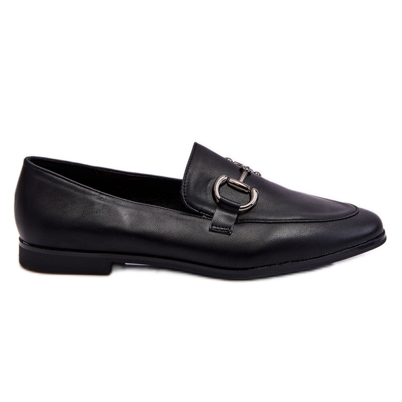 PG1 Mocassini da donna classici con abbellimento Jamie nero