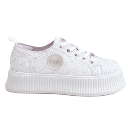Scarpe Sportive Sneakers da Donna GOE JJ2N4126 Bianche bianca