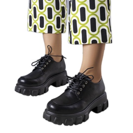 Scarpe nere con suola massiccia di Lynn nero