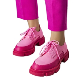 BM Scarpe rosa con suola massiccia di Kay