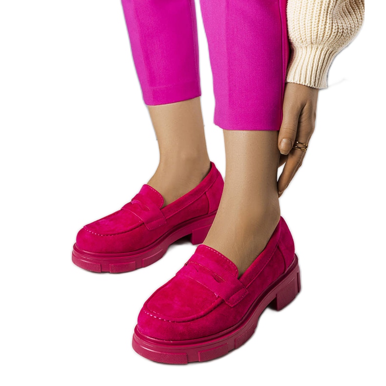 Scarpe in ecopelle rosa di Alacoque