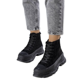 BM Sneaker con plateau di colore nero di Gertrude