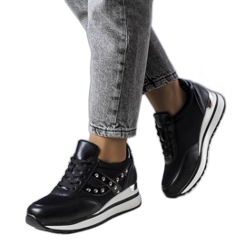 Sneakers nere con suola spessa di Mely nero