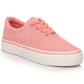 Sneakers platform rosa da donna Big Star LL274147