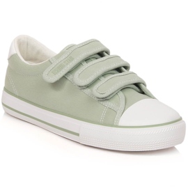 Sneakers da donna con velcro verde Big Star LL274A202