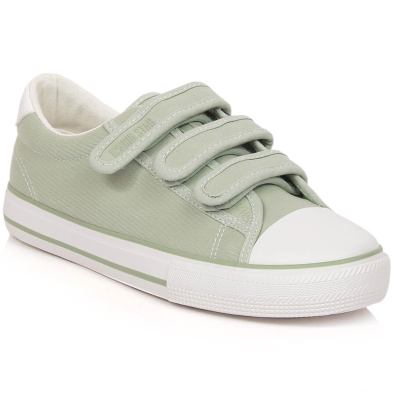 Sneakers da donna con velcro verde Big Star LL274A202