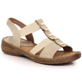 Sandalo slip-on da donna eVento 4940 beige