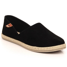 Espadrillas senza lacci da donna nere Vinceza 34591 nero