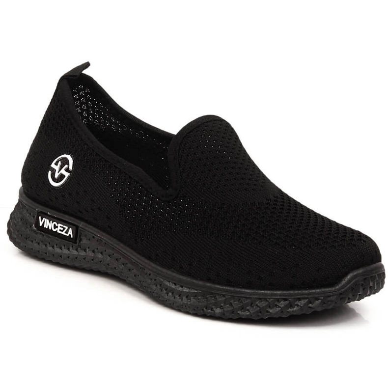 Scarpe sportive slip-on da donna nere Vinceza 34602 nero
