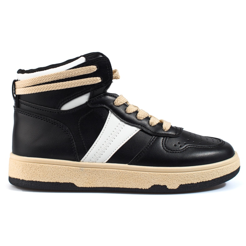 Sneakers alte nere Shelovet da donna nero