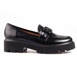 Scarpe da donna Vinceza realizzate in ecopelle nera nero