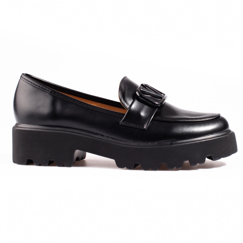 Scarpe da donna Vinceza realizzate in ecopelle nera nero