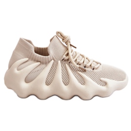 PG1 Sneakers Senza Lacci da Donna Beige Myles